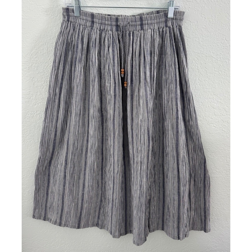 Hunt Club Broomstick Pleated Maxi Prairie Skirt Women's Medium P Cottagecore